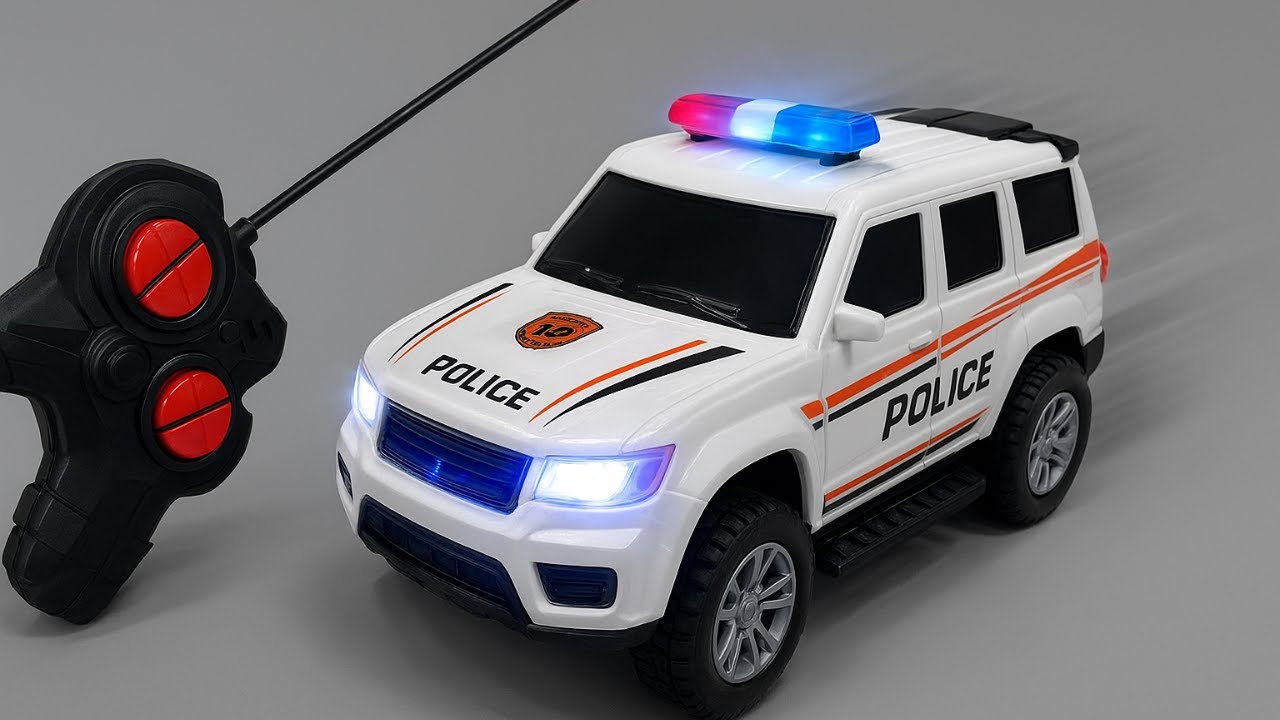 INSANE RC Car Unboxing &ndash; Spray Speed Car, Police SUV, Lightning McQueen & Dino Train | ASMR RC
