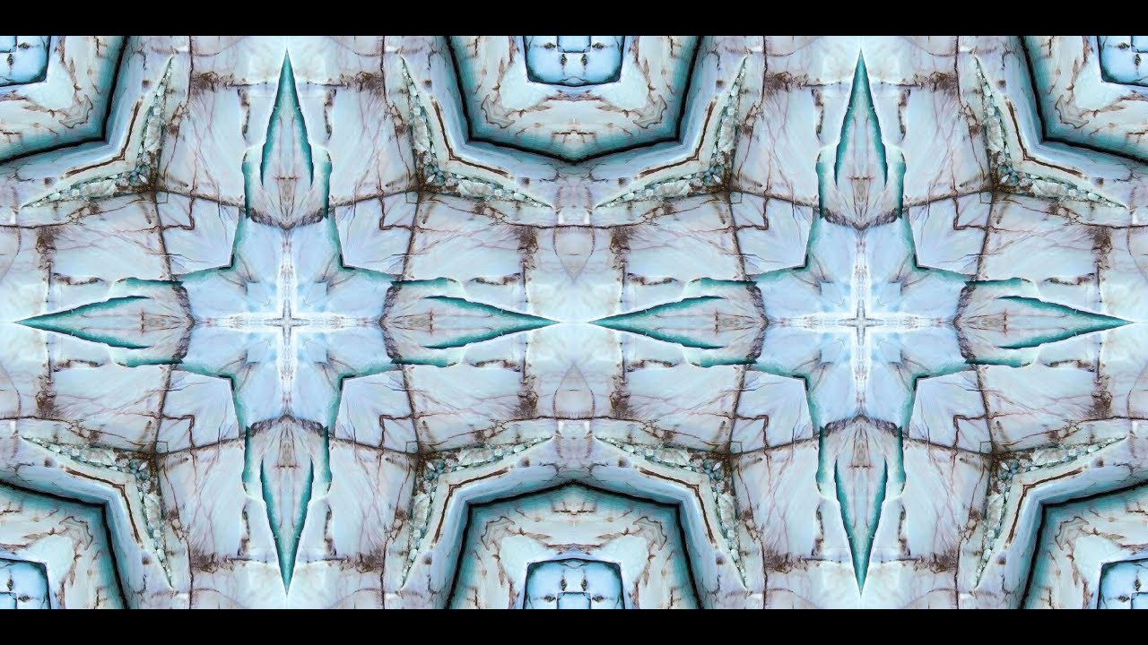 Kaleidoscope Glacier | 4K Visual Art in Motion