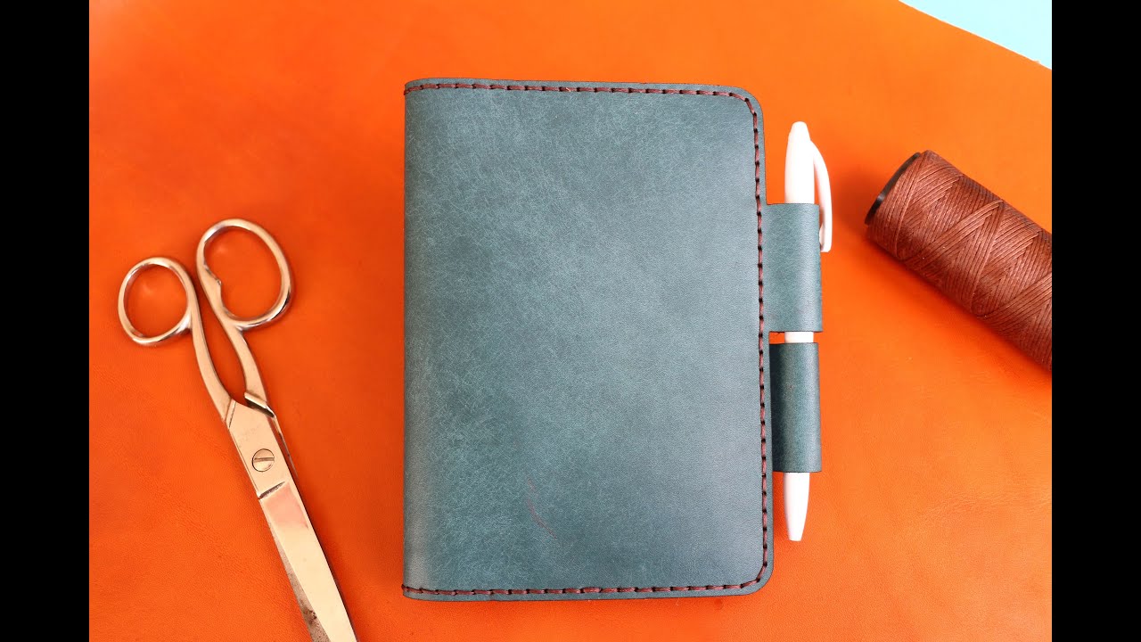 Leather Journal Planner Pattern, Leather A6 Notebook Cover /A4 and Us Letter PDF/ SVG / DXF  Pattern