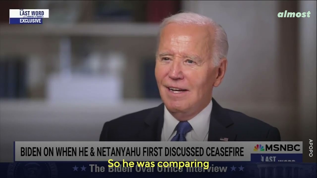 Biden Has Admitted He Knew Netanyahu Was 