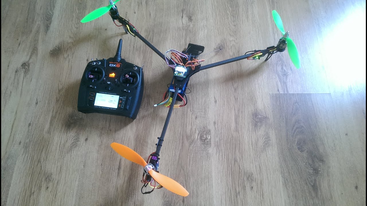 Tricopter V3 first flight.