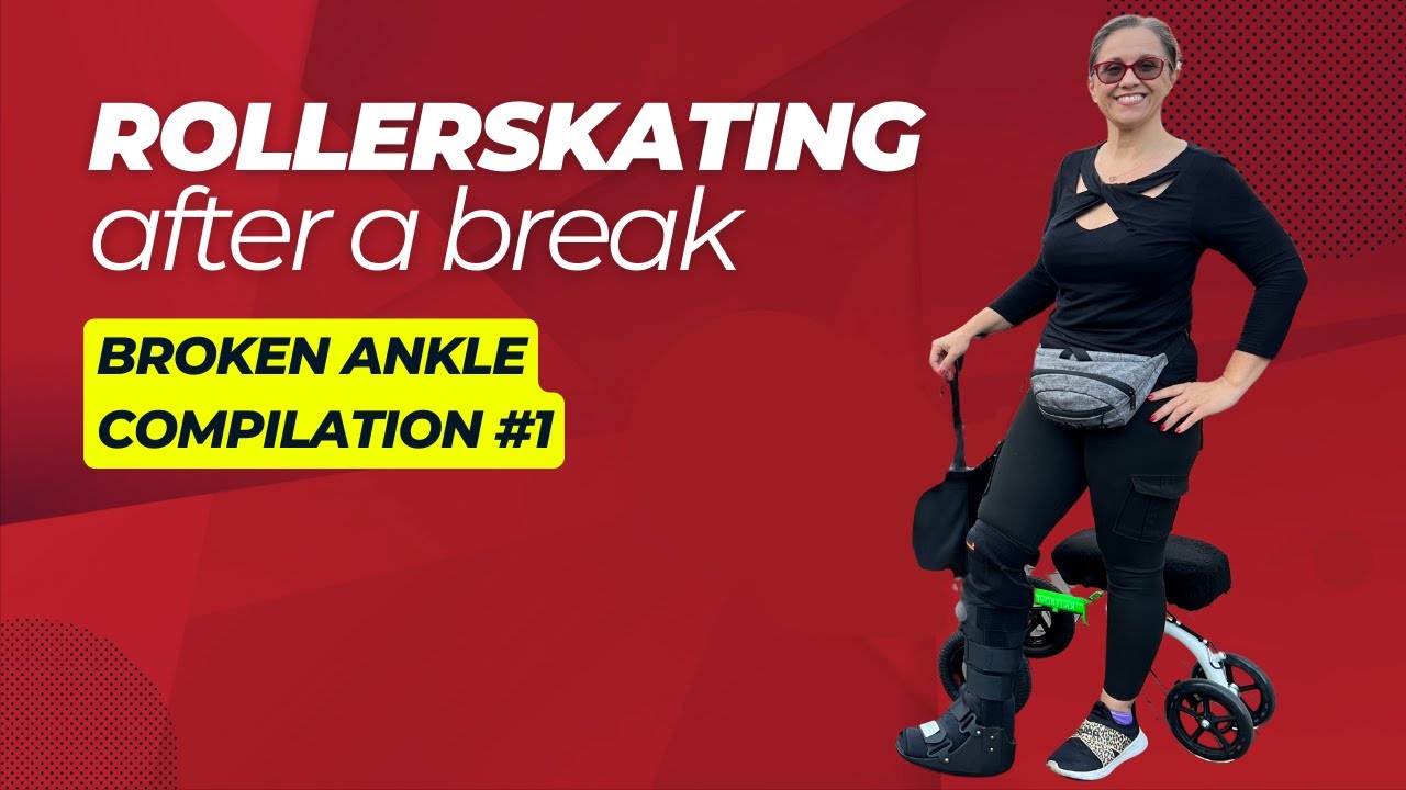 How I'm recovering from a broken ankle 1 -  #brokenankle #rollerskaters