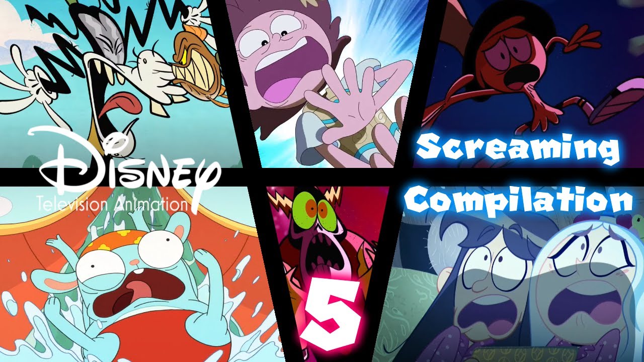 Disney Television Animation Cartoons Screaming Compilation 5