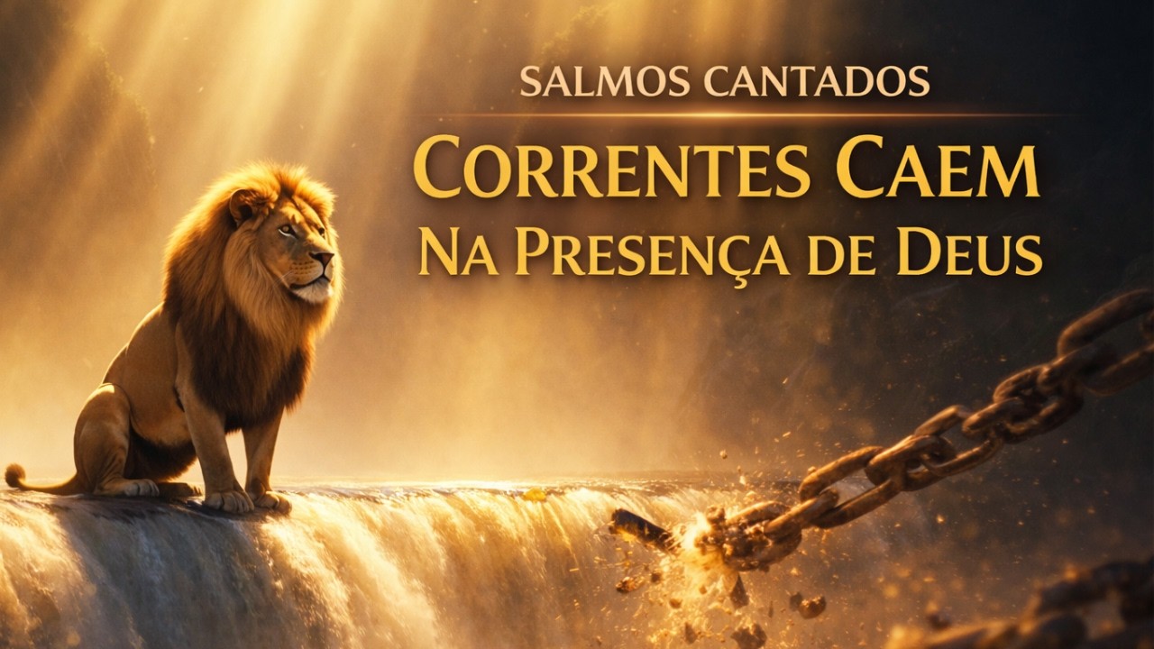 🎶 SALMOS CANTADOS | CORRENTES CAEM NA PRESENÇA DE DEUS