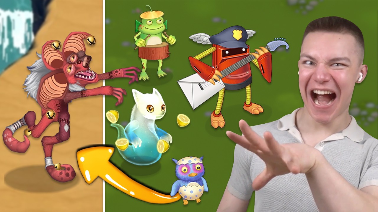 Wanderer HYEHEHE! - 1Derland Costumes + COMPLETE Pomily Family Band (My Singing Monsters)