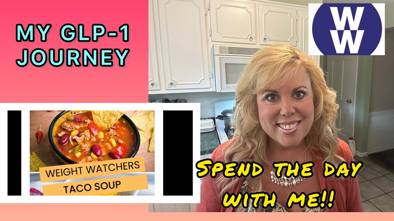 MY GLP-1 JOURNEY!! SPEND THE DAY WITH ME!! WW  TACO SOUP RECIPE!  NEW YOGA CLOTHES!! LEO UPDATE!!