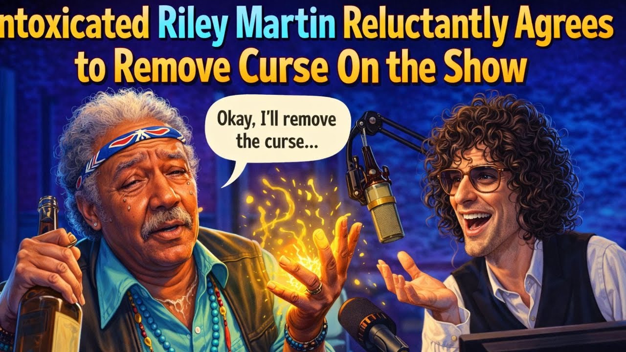 Intoxicated Riley Martin Reluctantly Agrees to Remove Curse On the Show