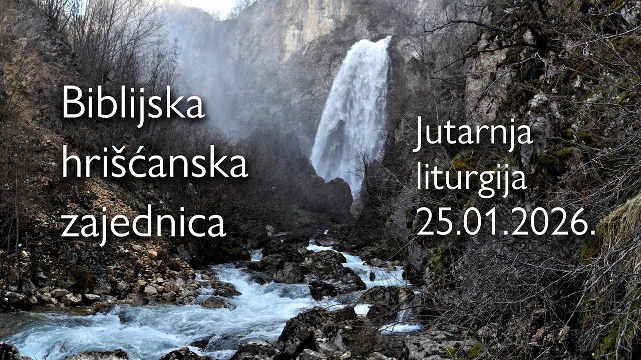 Jutarnja liturgija 25.01.2026.