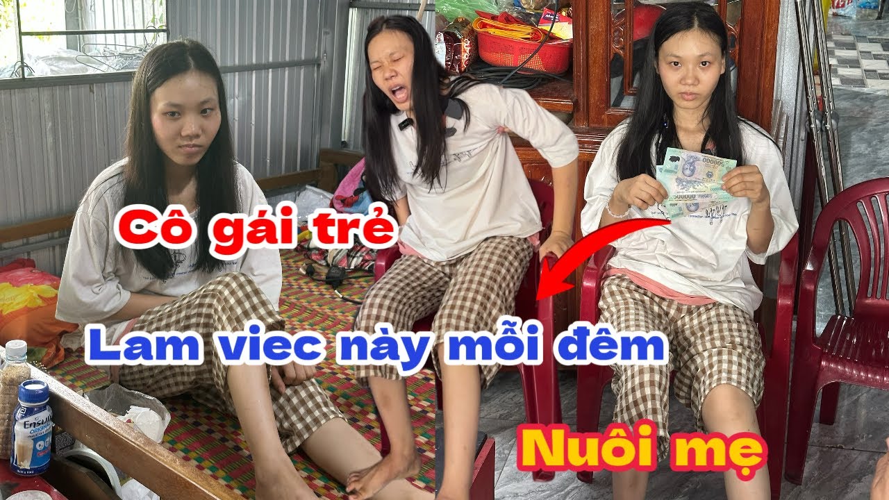 HOÀI MIỀN TÂY - cô gái trẻ lm việc này mỗi đêm nuôi mẹ ai cũng xôn xao