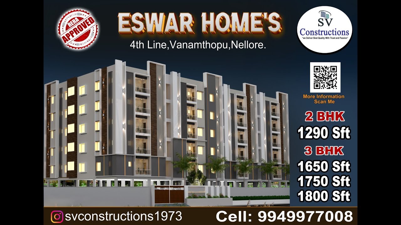 Eswar Home's/4th Line,Vanamthopu,Magunta Layout, Nellore 
