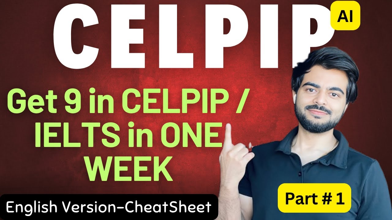 Score 9 in CELPIP & IELTS in one week | How I did it | Use AI - Cheatsheet included