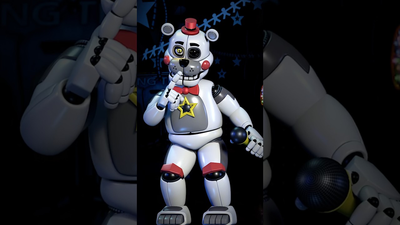 Funtime Rockstar Animatronics - FNaF6 Redesign (Part 1) #fnaf #fnaf6 #blender