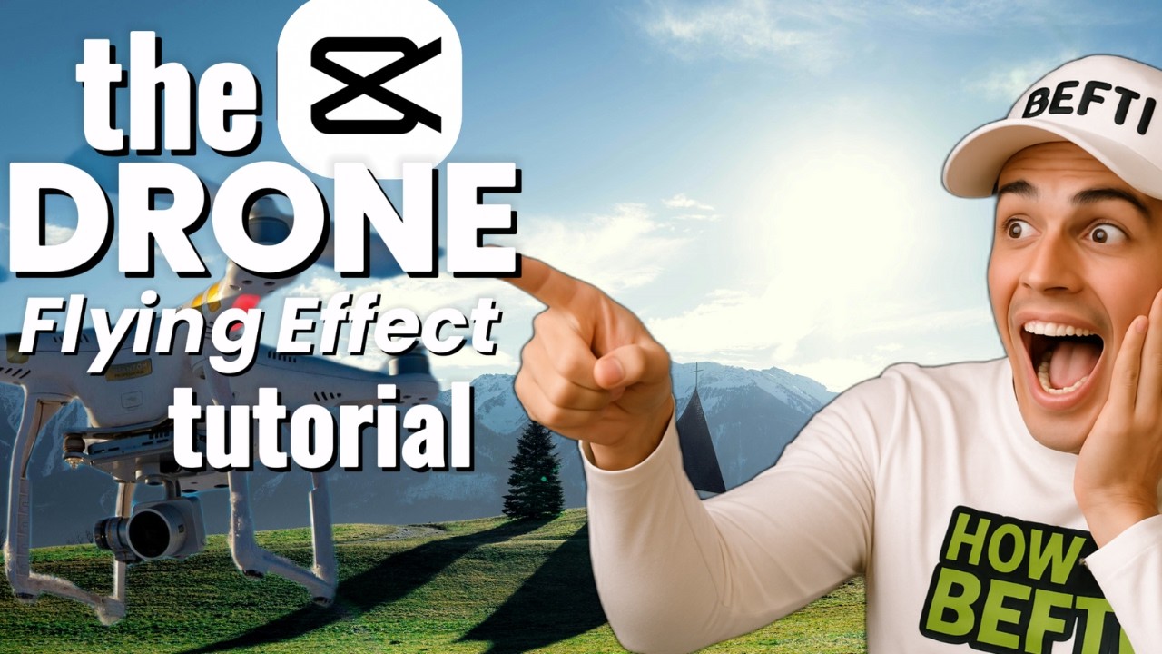 How To Create Cinematic Drone Flying Effect With Photos In CapCut | Capcut Tutorial | Video Edits