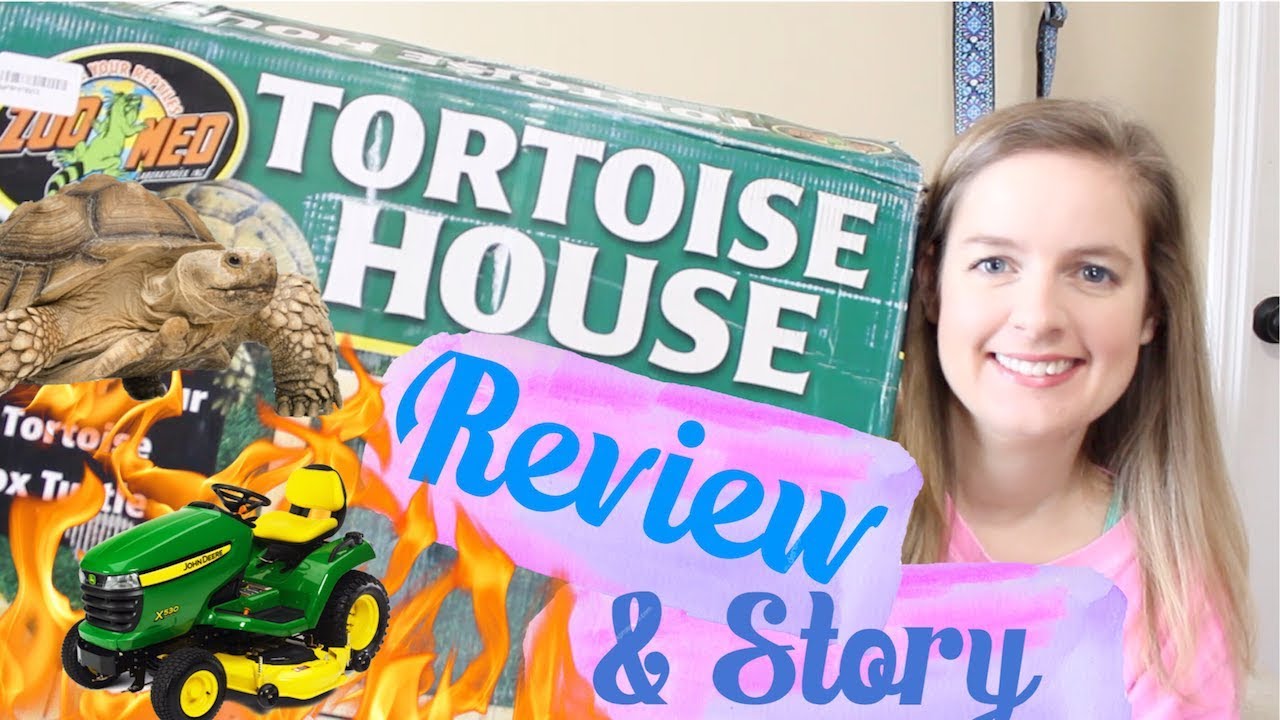 Zoo Med Tortoise House Review & Story: Lawn Mower Disaster