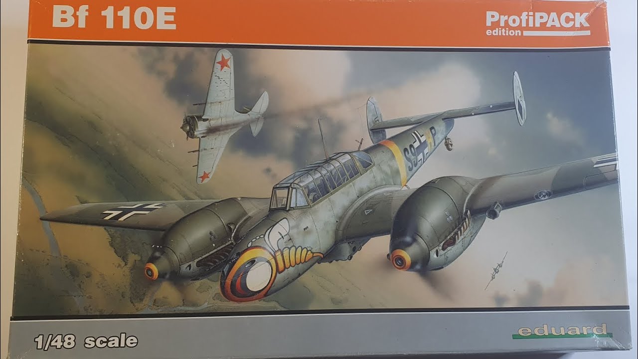 Eduard 8203 1/48 Bf 110E German WWII Heavy Fighter