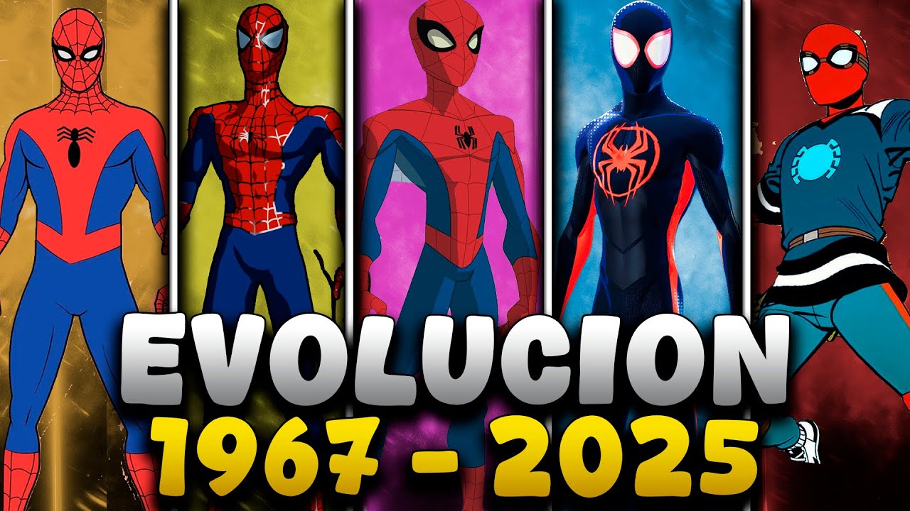La EVOLUCIÓN de Spider-Man Animado: TODAS sus Versiones