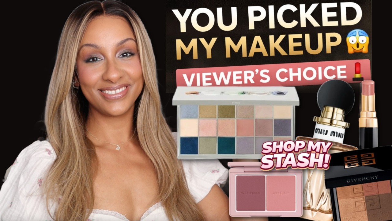 Shop My Stash BUT My Viewers Picked My Makeup 😱 Luxury Full Face Challenge | Mo Makeup Mo Beauty