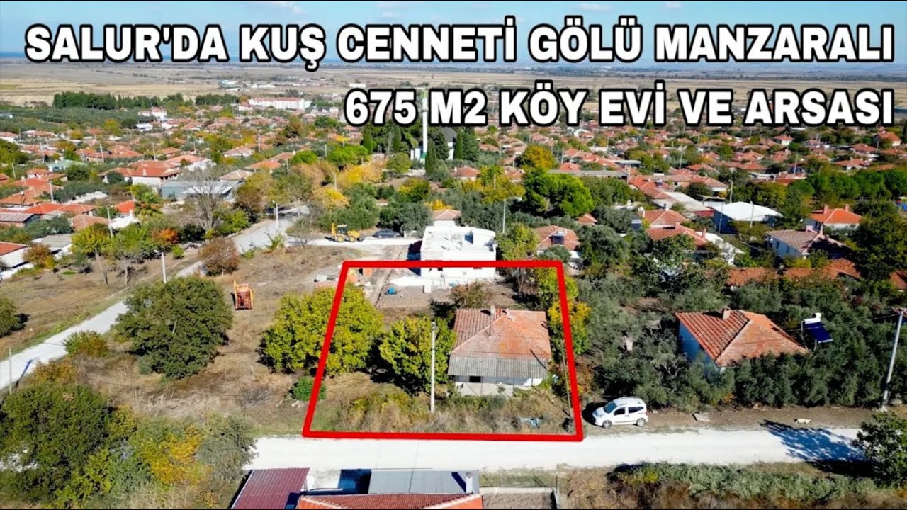 1931- SALUR’DA  KUŞ CENNETİ GÖLÜ MANZARALI 675 M² KÖY EVİ ARSASI