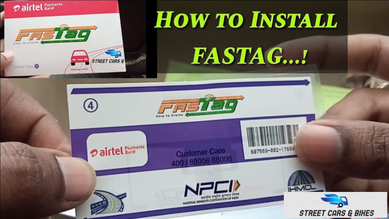 How To Install FASTAG In Cars 🤔? Unboxing and Installation 😎🔥🔥|| Street Cars and Bikes 🚙.