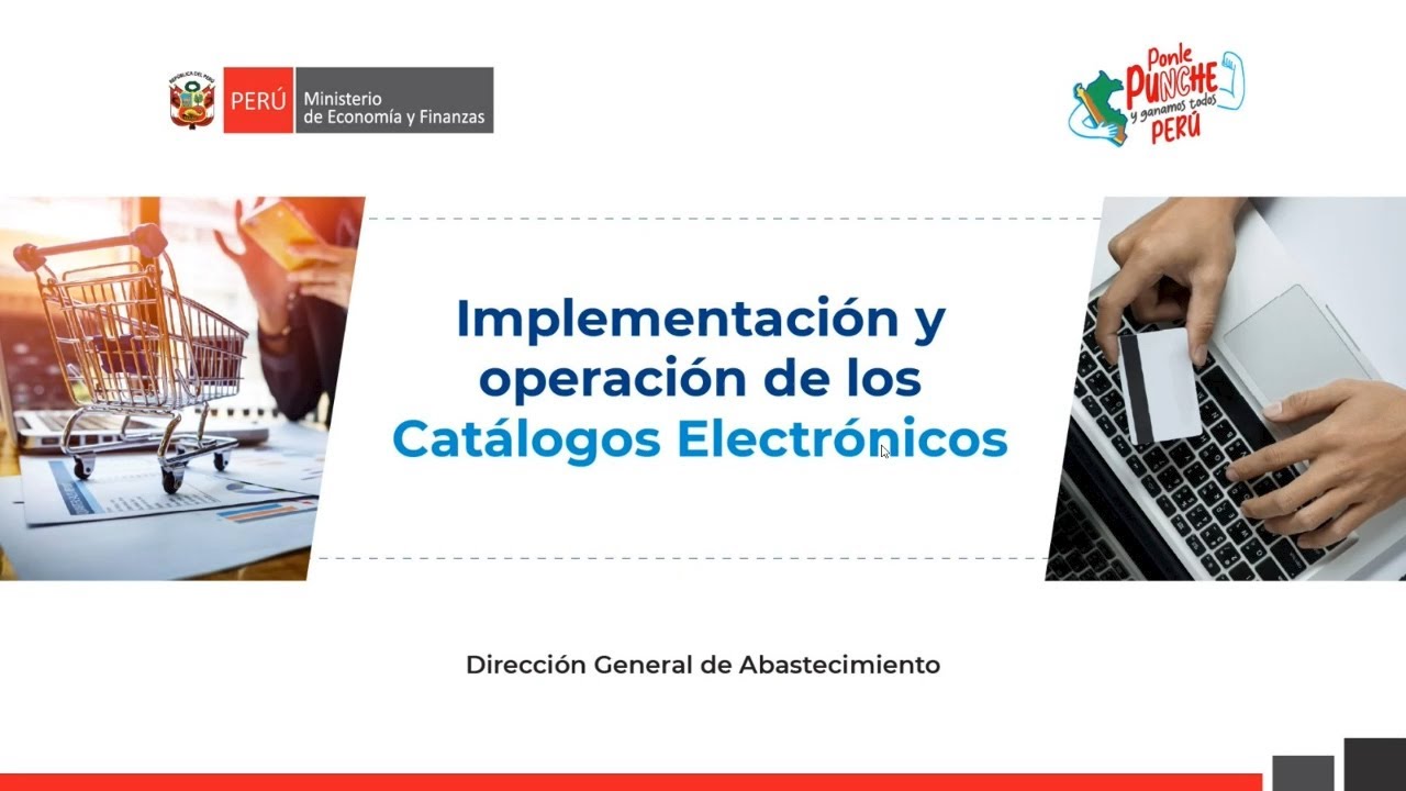 Implementación y operación de los Catálogos Electrónicos