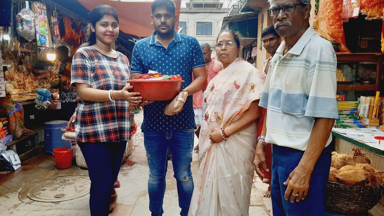 Visiting kali ghat tample || kalighat mondir with dadu dida🙏💞♥️ || daily vlog