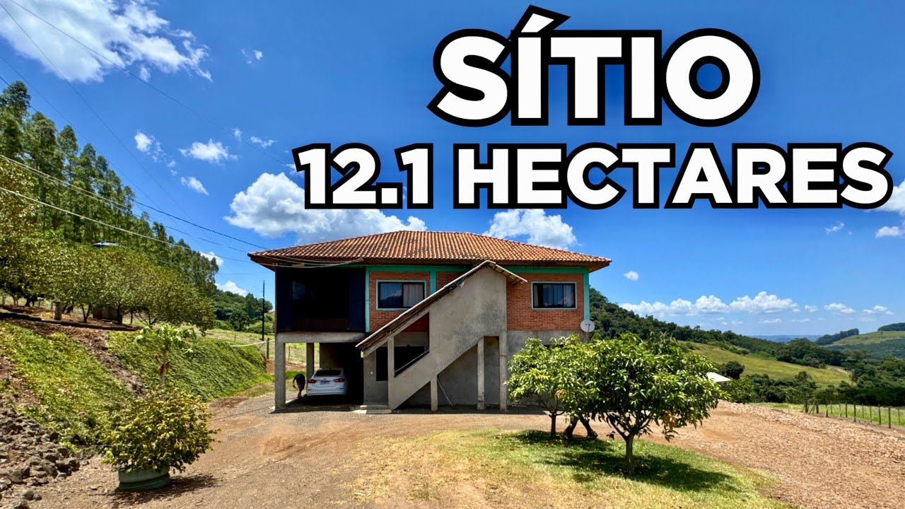 (INDISPONÍVEL) SÍTIO A VENDA EM SANTA CATARINA COM APTIDÃO PARA LAVOURA PECUÁRIA LEITEIRA CASA ÁGUA