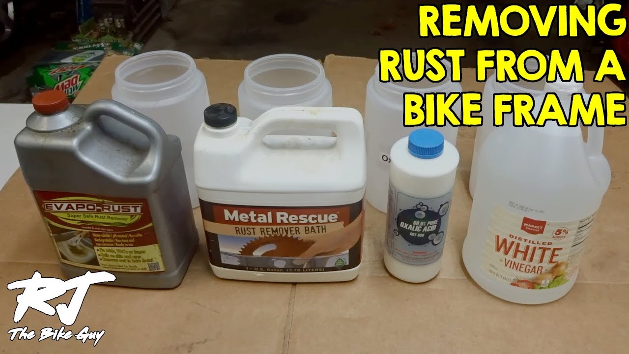 Rust Remover Test For Bike Frames - Effects On Rust & Paint