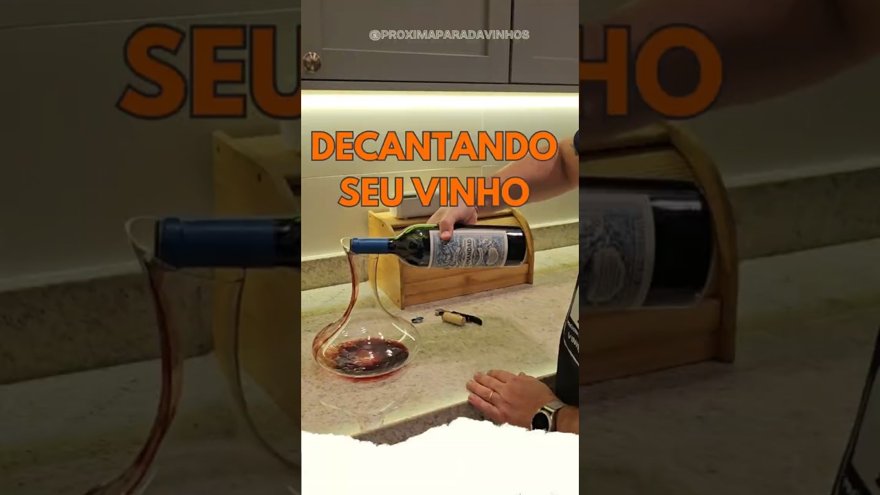 Por qu&ecirc; e como decantar um vinho?