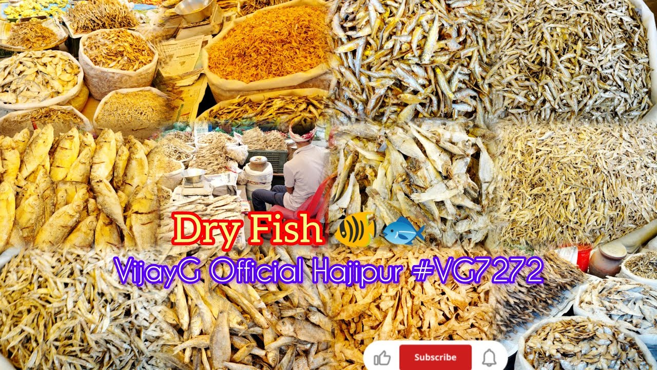 DRY FISH MARKET 🐟 | सूखा मछली 🐠 | Dry fish in Guwahati City | शुक्र हाट | #vg7272#dryfishmarket#fish