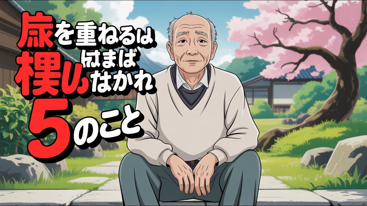 歳を重ねるほど惜しなかれ 5つのこと