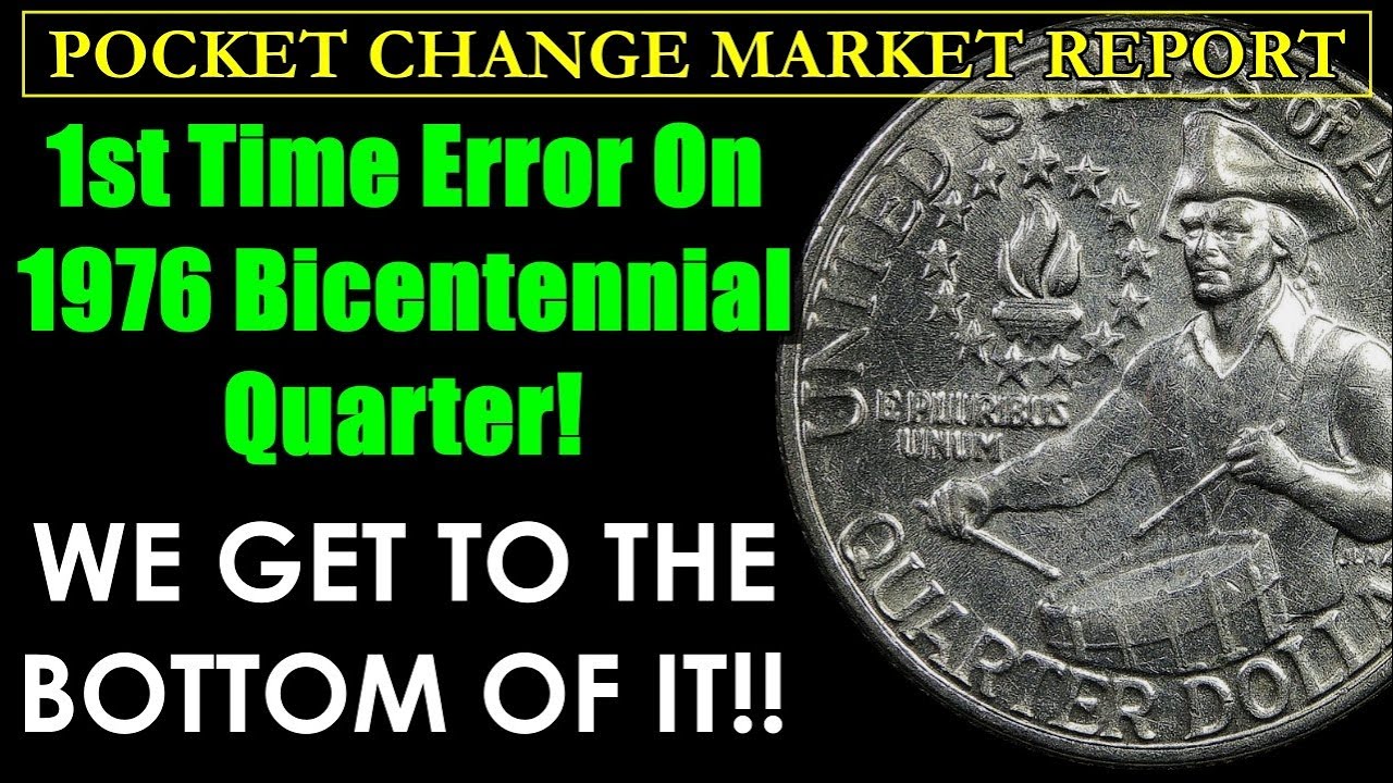 WILD 1976 BICENTENNIAL QUARTER FIND Shocking Market Value!! POCKET CHANGE MARKET REPORT