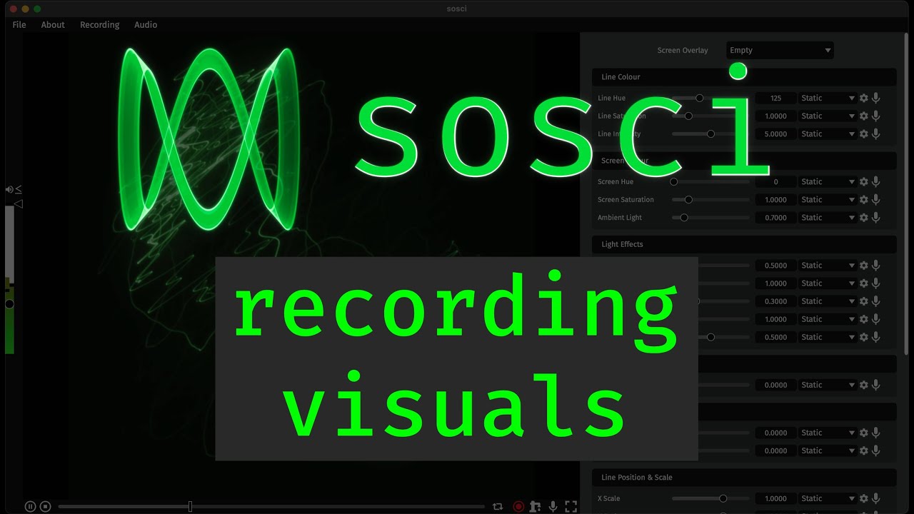 Sosci / Osci-Render Tutorial - Recording the Oscilloscope