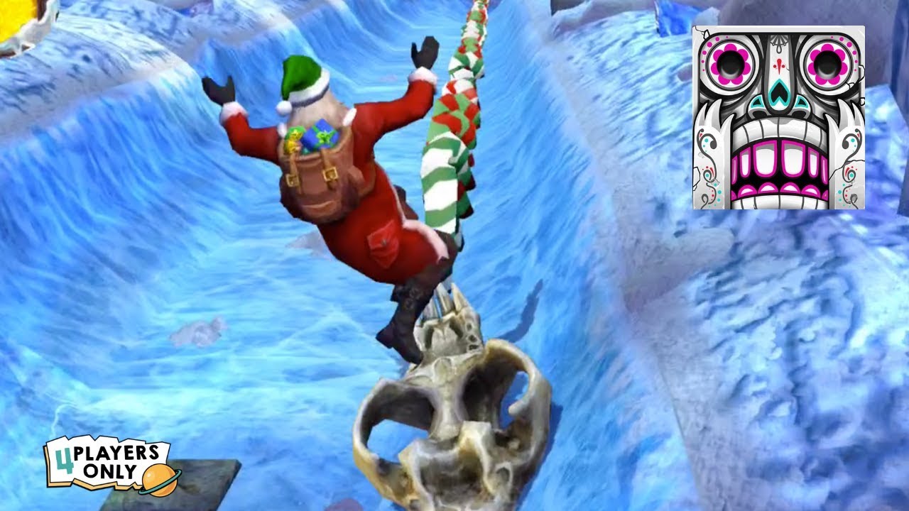 Temple Run 2 | SANTA CLAUS, FROZEN SHADOWS MAP! By Imangi