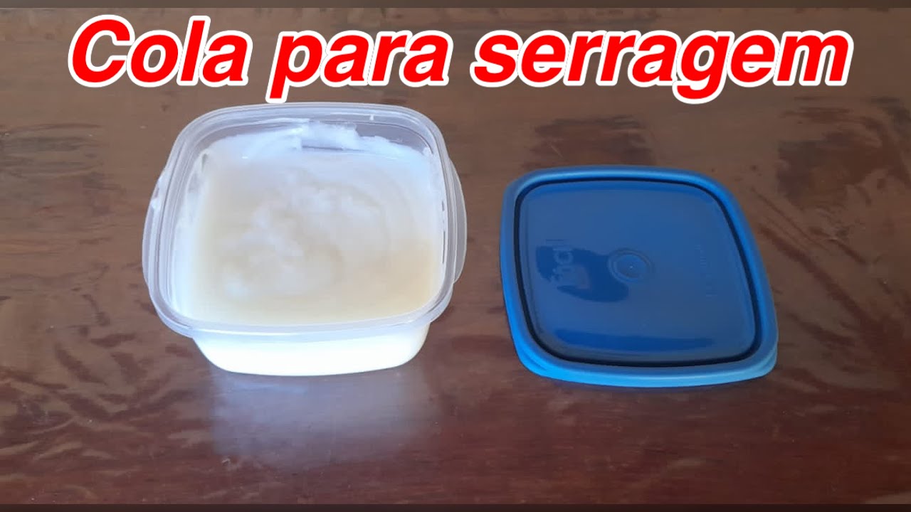 FAÇA VOCÊ MESMO! COLA PARA SERRAGEM DE MADEIRA.