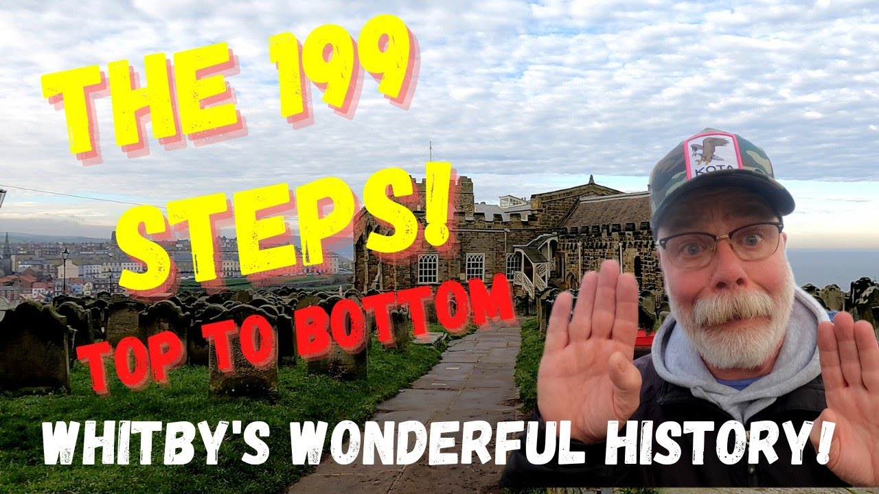 Wonderful Views From WHITBY'S 199 STEPS!