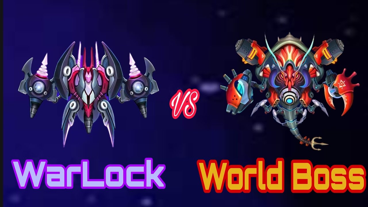 Space shooter Warlock vs World Boss - Bắn ruồi test Ma pháp sư vs Trùm thế giới