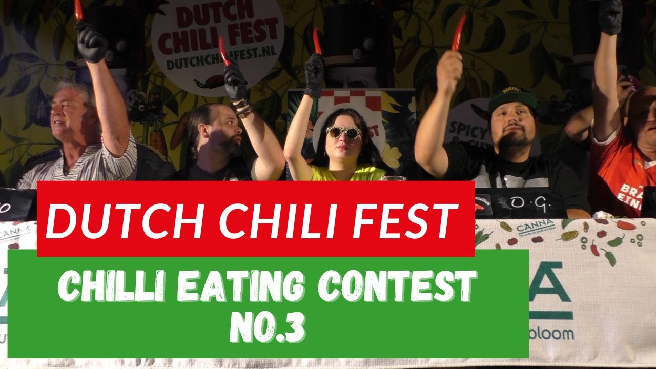Chilli Eating Contest - Dutch ChilliFest 2023 - Competition No.3