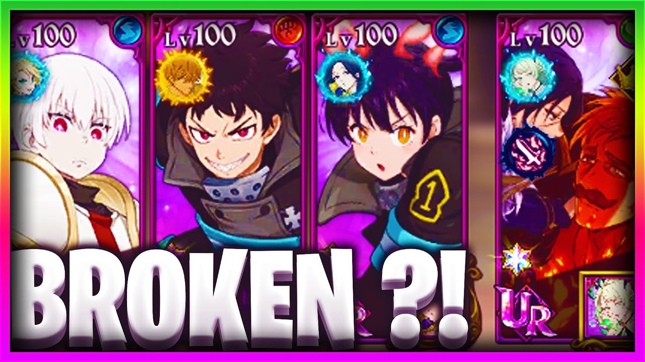 TEAM COLLABORATION FIRE FORCE AVEC ESCALIN EN SUB, BROKEN ?! - 7DS: Grand Cross