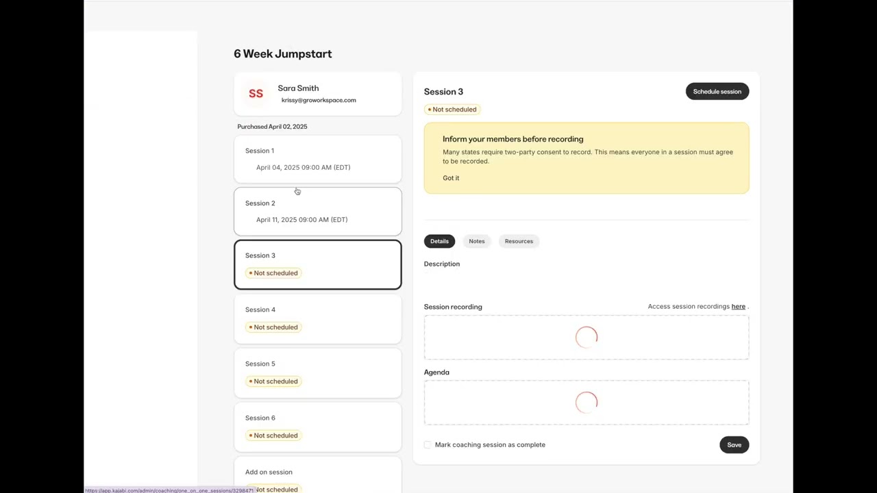 How to Set up a Coaching Product inside Kajabi a Step by Step Walkthrough