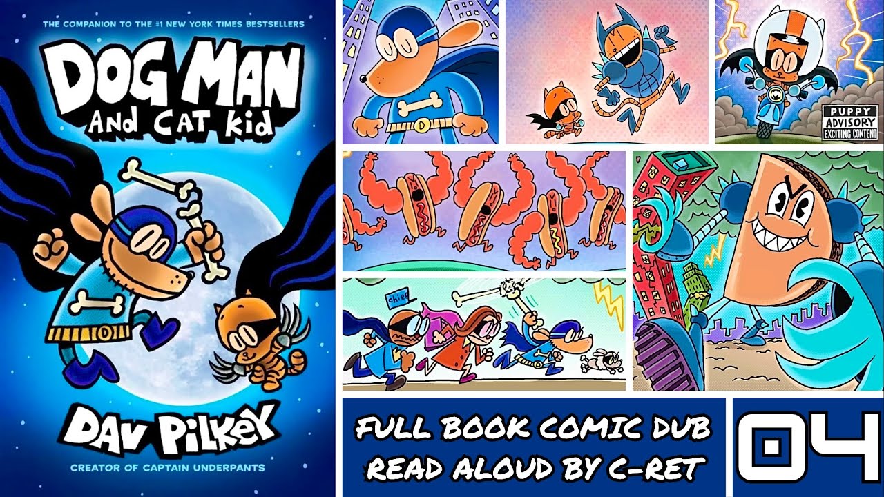 Dog Man And Cat Kid - Full Book Comic Dub Read Aloud [#4]