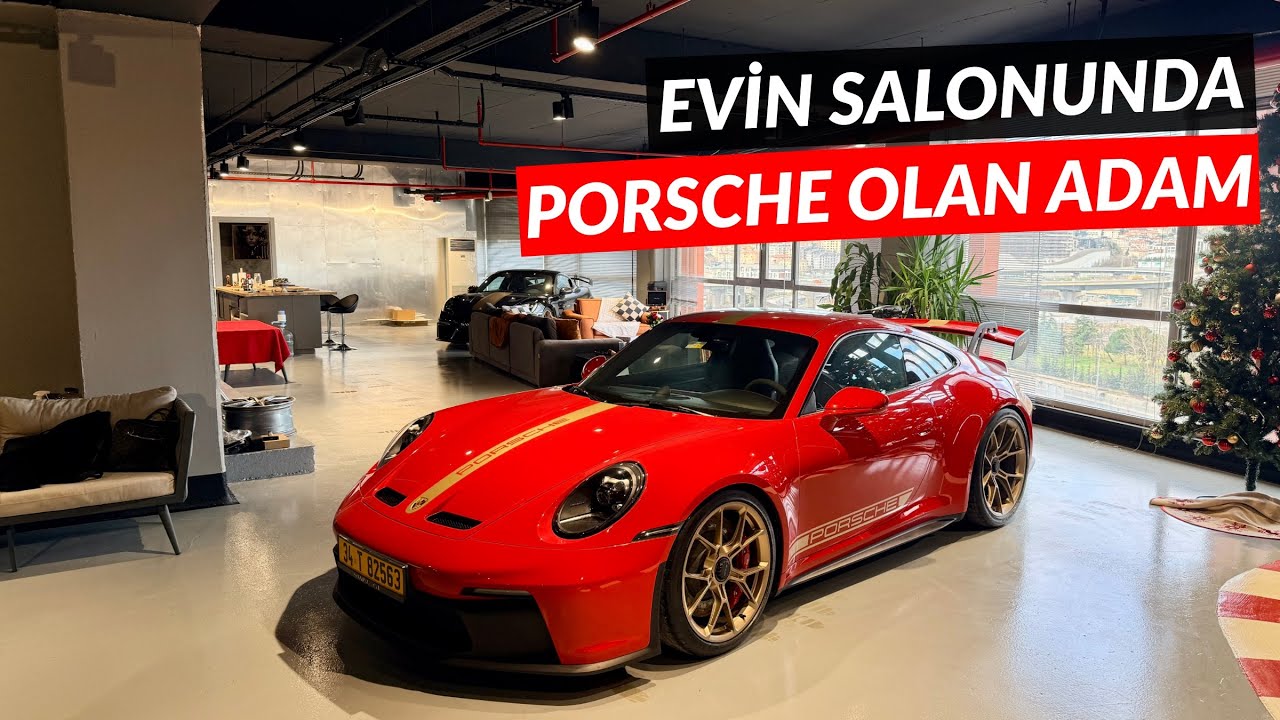 EVİN SALONUNDA PORSCHE OLAN ADAM - Ev Turu