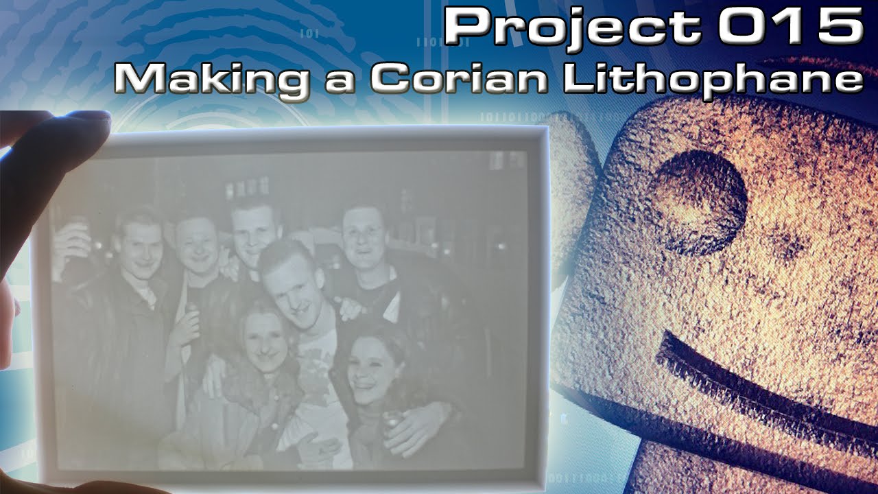 RCNC Projects 15 : Making a Lithophane out of Corian