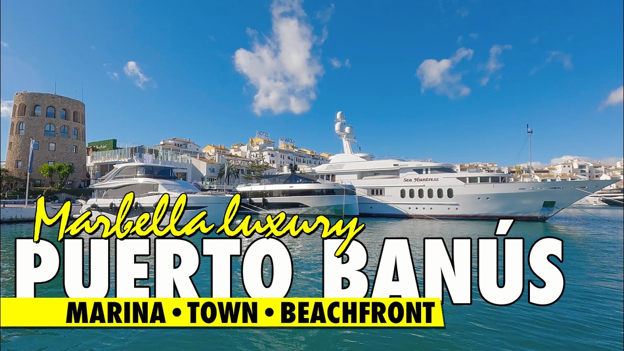 Winter in Puerto Banús | Exclusive Marbella marina January 2026 | Spain virtual tour