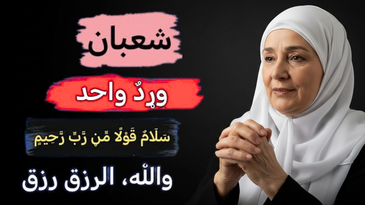 شعبان ١٥ │ وِرْدٌ واحدٌ يُغَيِّرُ الرِّزْقَ │ د. هيفاء يونس │ ﴿سَلَامٌ قَوْلًا مِنْ رَبٍّ رَحِيمٍ﴾