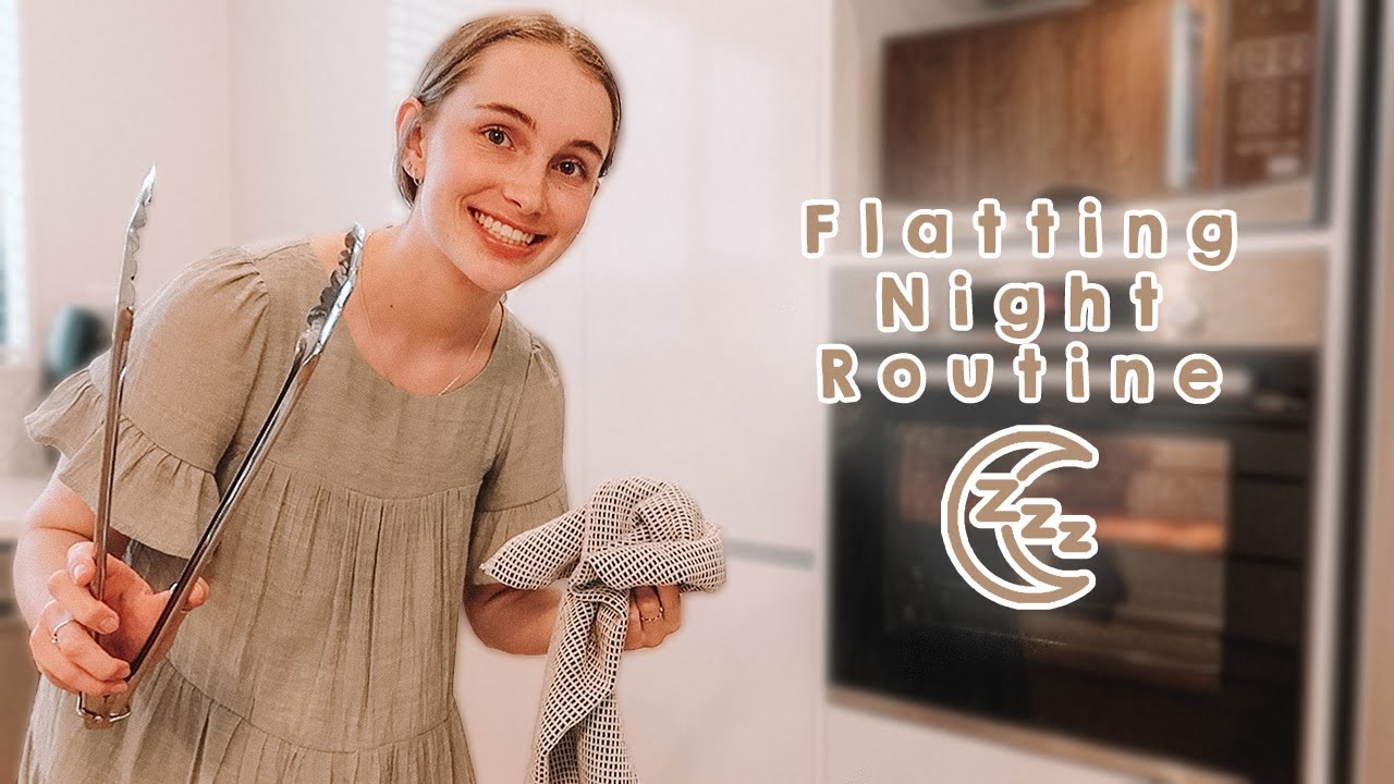 NIGHT ROUTINE AT THE FLAT | Emma Stevens