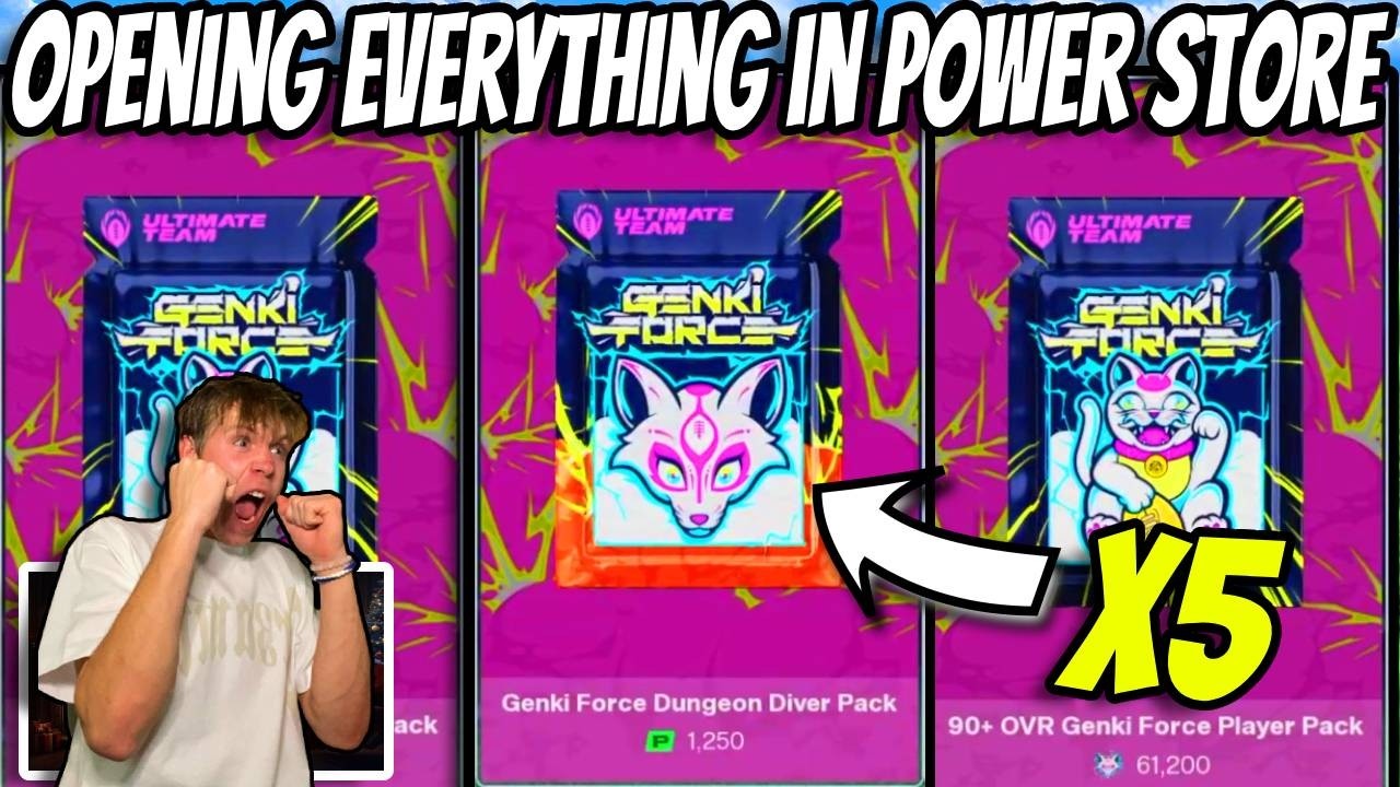 I Opened Every Pack in The Geinki Force Power Store!!