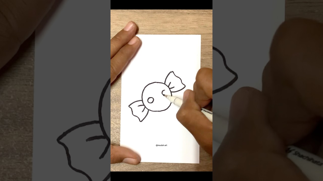 NAK LUKIS GULA GULA COMEL? CUBA CARA NI #drawing #gambar #art #melukis