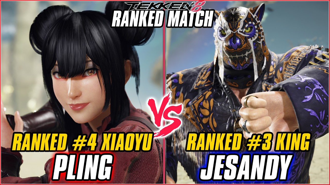 TEKKEN 8 ▰ PLING (#4 Ranked Xiaoyu) vs JESANDY (#3 Ranked King) ▰ T8 RANKED GAMEPLAY