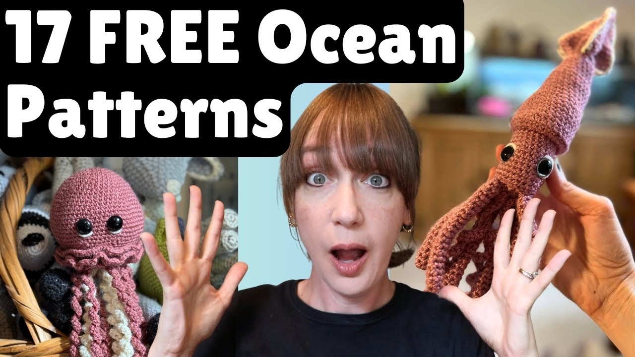 17 FREE Crochet Sea Creature Patterns