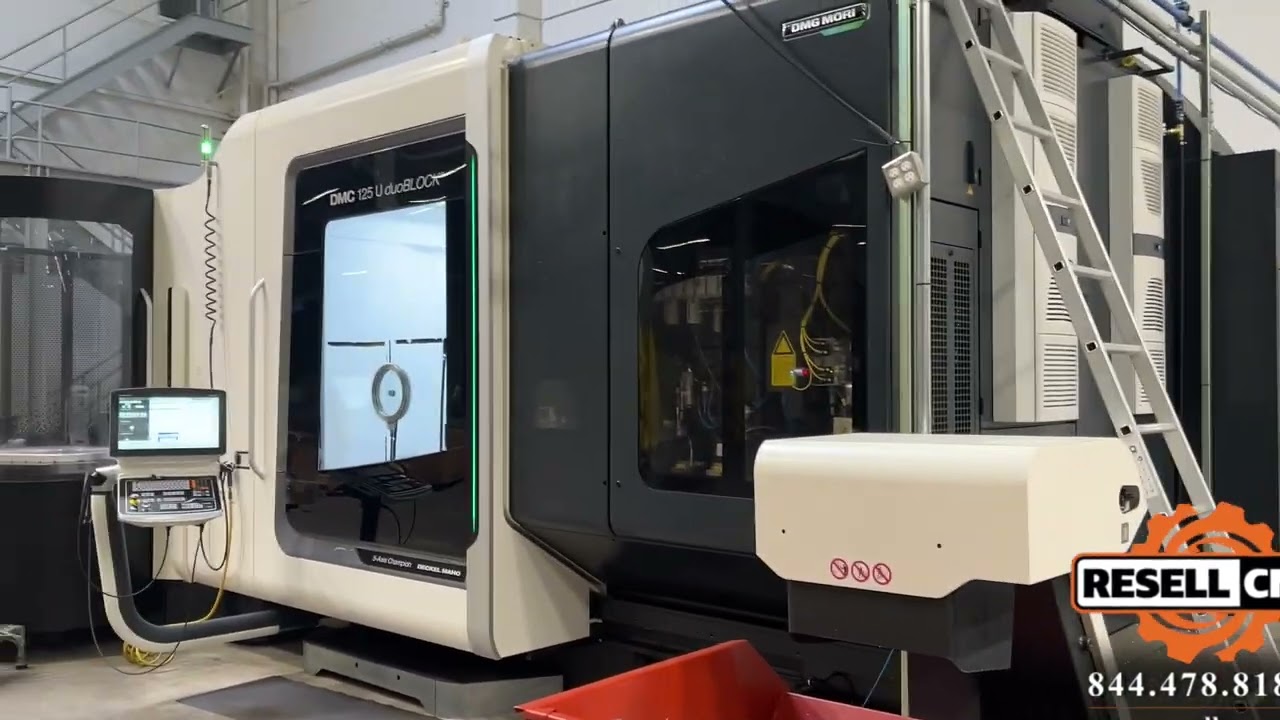 2021 DMG Mori DMC 125U DuoBlock 5-Axis CNC Milling Machining Center